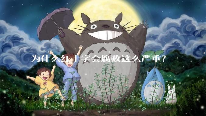 为什么红十字会腐败这么严重？