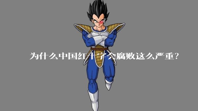 为什么中国红十字会腐败这么严重？