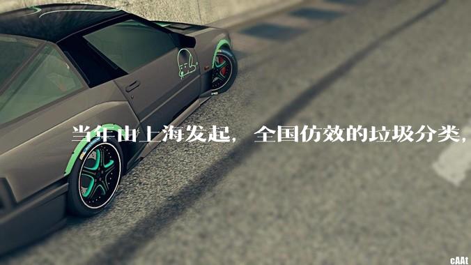 当年由上海发起，全国仿效的垃圾分类，现在为什么没人搞了？
