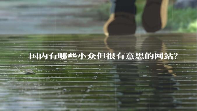 国内有哪些小众但很有意思的网站？